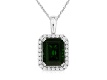 Load image into Gallery viewer, Emerald Cut Russalite Pendant